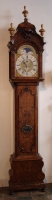 A fine Dutch burr walnut striking longcase clock J P Kroese Amsterdam circa 1730