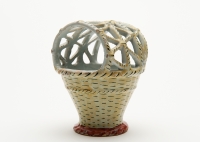 A Polychrome Delft Baby-Linen Basket