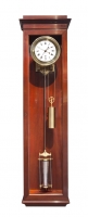 An attractive French mahogany wall regulator of month duration, attr. to Rodanet circa 1840.