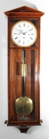 An attractive Austrian rosewood inlaid 'Dachluhr' with grande sonnerie by L. Müller, circa 1840