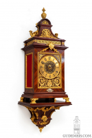 A rare French gilt bronze mounted kingswood bracket clock by Planchon, circa 1890