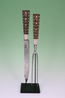Carving fork and knife