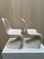 Verner Panton, two S chairs 1977 by Herman Miller/Fehlbaum - Verner Panton