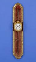 Rare and fascinating rack clock, South Germany/Austria, Louis XVI made circa 1780. 