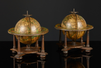 Pair of Terrestrial and Celestial Globes, Johann Gabriel Doppelmayr, Nuremberg