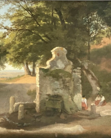 Gustaf Palm: A well near Ariccia