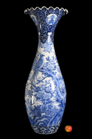 A very large Japanese vase