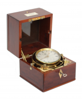 Een Nederlandse mahonie chronometer Andreas Hohwü Amsterdam, circa 1865
