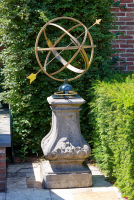 Dutch Louis XV spherical Sundial on Pedestal