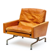 Poul Kjaerholm (1929-1980) voor E. Kold Christensen. PK 31/1 fauteuil, ca. 1958-60, Denemarken. - Poul Kjaerholm