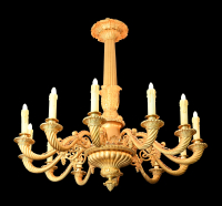 An ormolu bronze chandelier