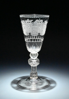 An engraved goblet with the seven provinces