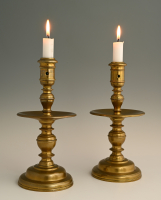 A pair of Heemskerk candlesticks