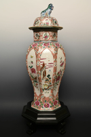 A large Chinese Famille Rose Vase