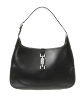 Gucci Jackie Black Leather Hobo - Gucci