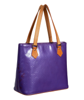 Louis Vuitton Purple Vernis Patent Leather Monogram Handbag - Louis Vuitton