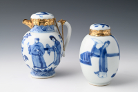 Chinese porcelain, KangXi period with gold mounts