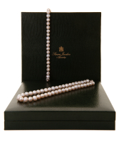 Freshwater Pearl Necklace 44 Pearls of 9mm with Silver Lock