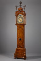 Amsterdam musical longcase clock, Paulus Bramer