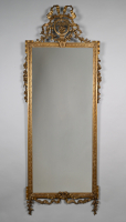A Dutch gilded Louis Seize mirror