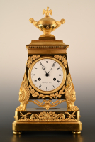A Directoire mantel clock