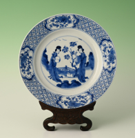A Chinese porcelain plate