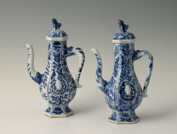 A pair of Chinese porcelain pouring jugs