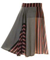Dries Van Noten Multicolor Striped Cotton Midi Skirt - Dries van Noten