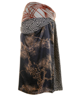 FW 2011 Dries Van Noten Runway Silk Knee-Length Skirt - Dries van Noten