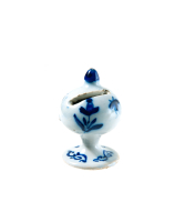 Child Money Box in Blue and White Dutch Delftware