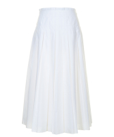 Loro Piana White Pleated Skirt - Loro Piana