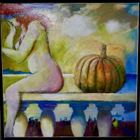 Nicolaas Wijnberg (1918-2006), acryl op doek - Nicolaas Wijnberg