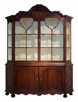 A Dutch Oak Display Cabinet