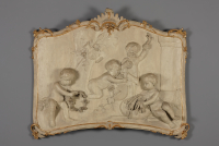 Hollandse gesculpteerde Louis XV Dessus de porte