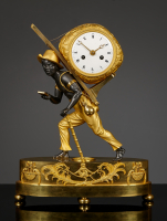 French Empire pendule, Le Portefaix