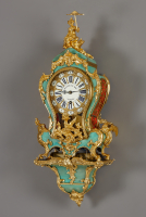French Louis XV console clock