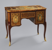 A rare Dutch poudreuse with stunning marquetry
