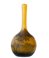 Daum Long Neck Vase - Daum