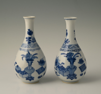 A pair of Chinese porcelain vases