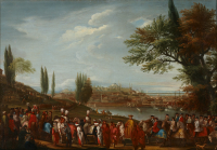 Venetian School, Procession of the Bailo in Constantinople