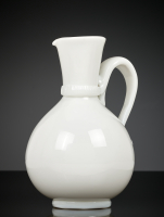 German milk glass jug