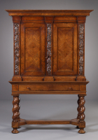 Dutch Louis XIV Cabinet on Stand