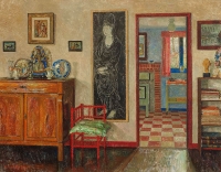 Interior of the artist - Léon De Smet