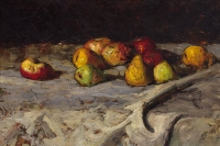 Still life with apples and pears - Suze Robertson
