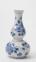 A very early Blue and White Small Bottle in Dutch Delftware