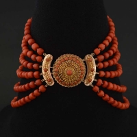 Antique coral necklace