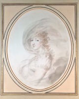 J.B. Isabey: portret van een Prinses van Hessen
