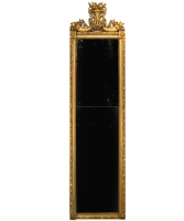 A Louis XVI Giltwood Mirror