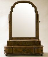 A Wallnut Dressing Table Mirror