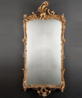A Dutch Louis XV Gilt-wood Mirror